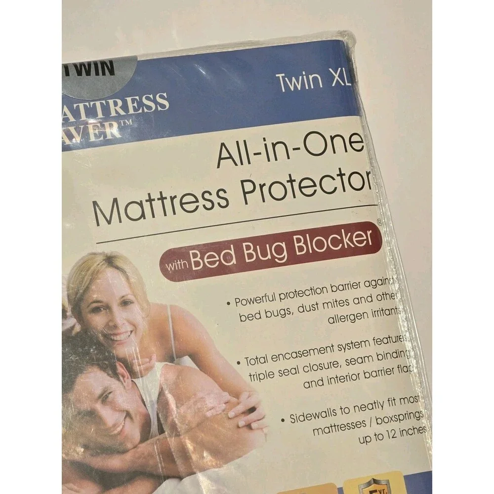 MS Mattress Saver TWIN XL All In One Mattress Protector From Bed Bugs Dustmite